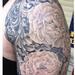 Black and Grey Rose Sleeve Tattoo Tattoo Design Thumbnail